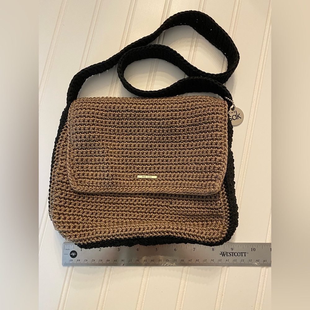 The Sak crochet shoulder bag